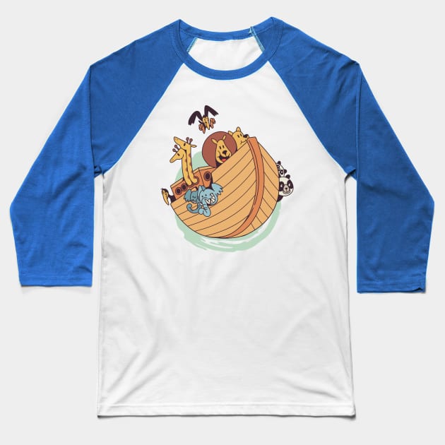 Noahs Ark Baseball T-Shirt by Safdesignx